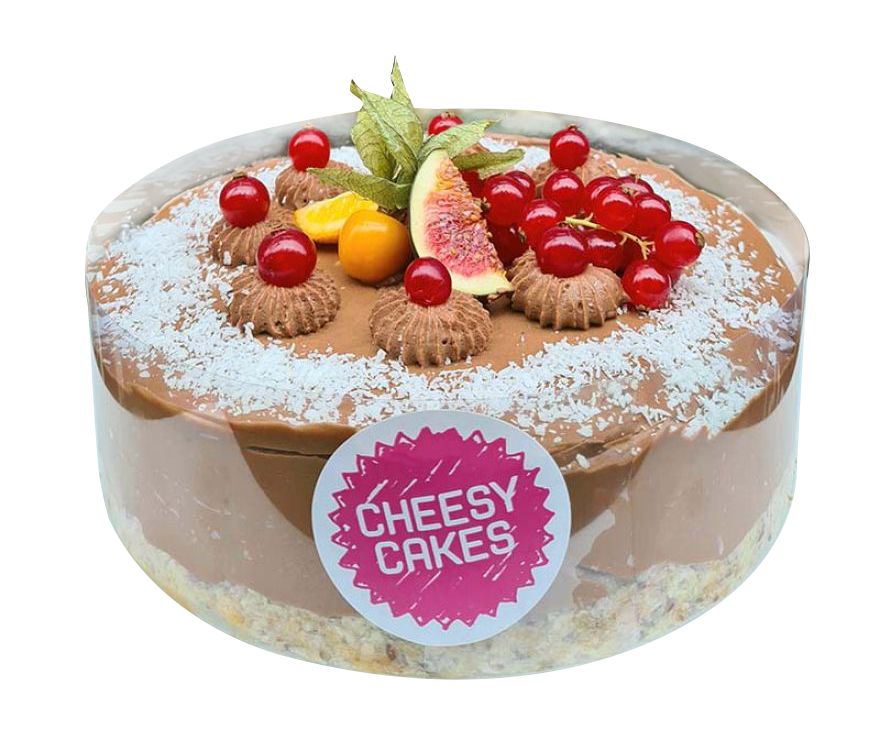 Chocolate & Dates Cheesy Cake